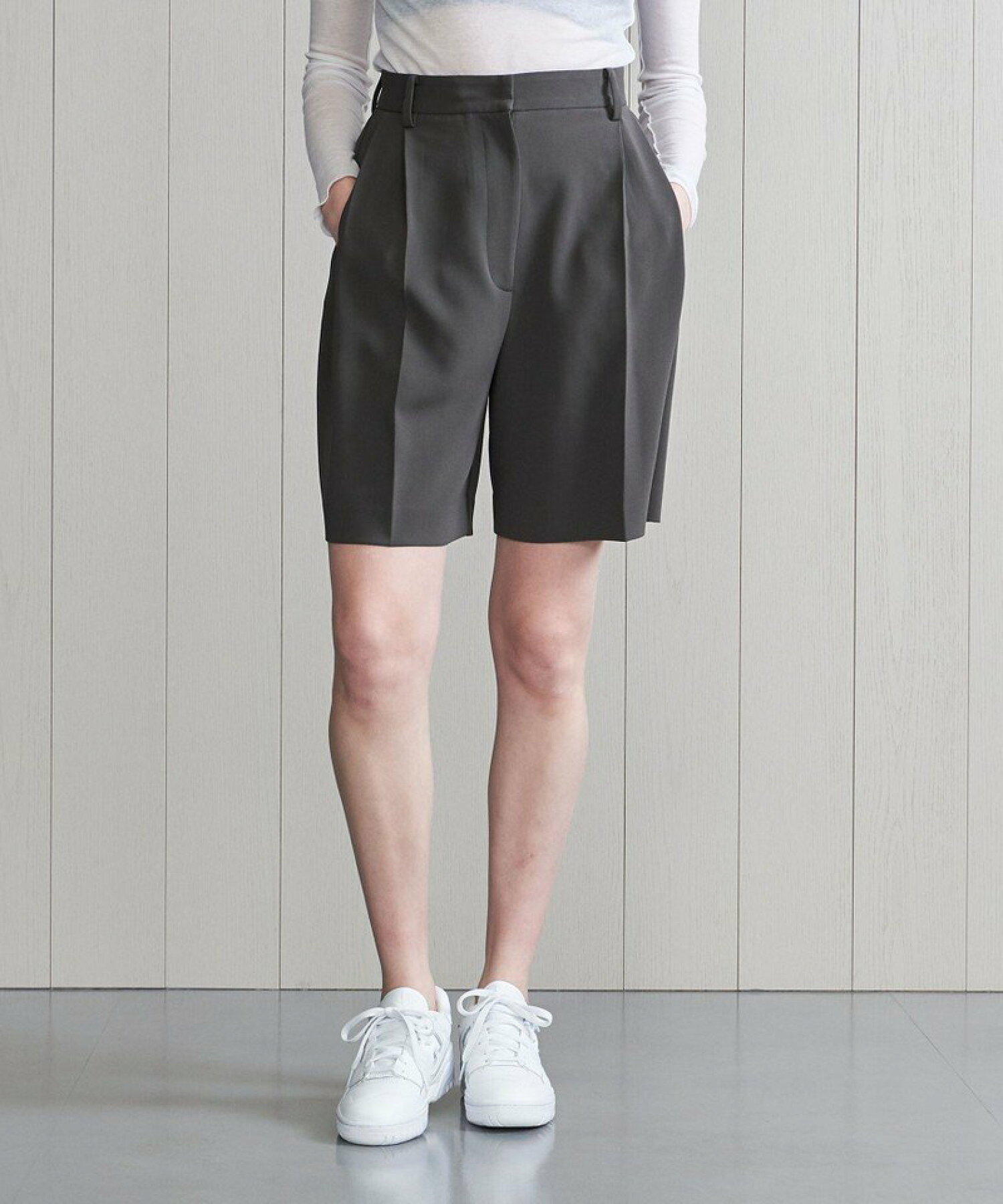 <H>DOUBLE CLOTH SHORT PANTS 23SS/パンツ